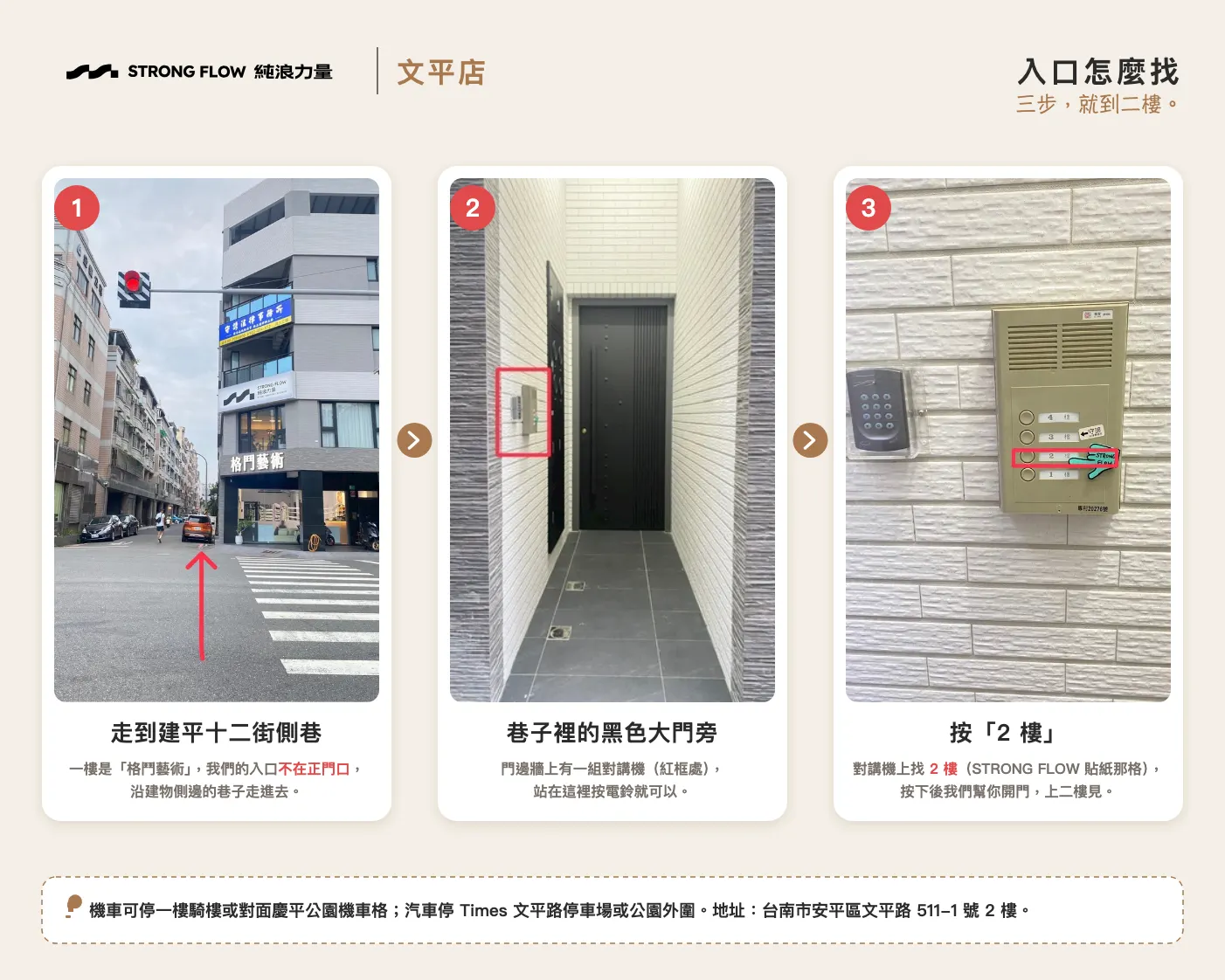 文平店入口怎麼找：三步驟圖